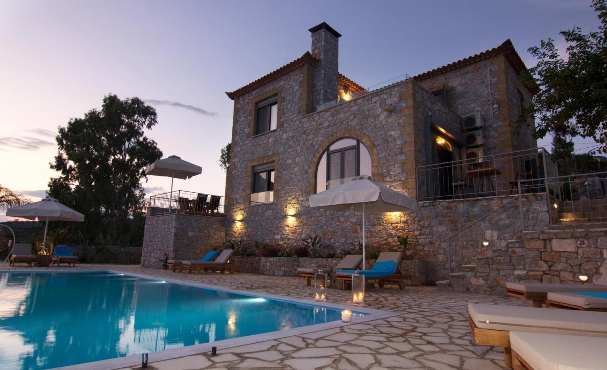 Elsa Villa By Elrin Villas Mani Neokhorion  Экстерьер фото